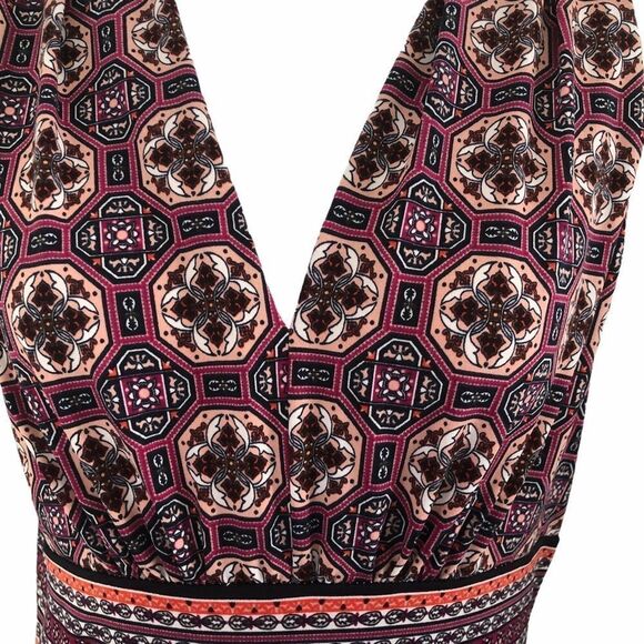 Max Studio Sleeveless dress geometric print - Picture 4 of 6
